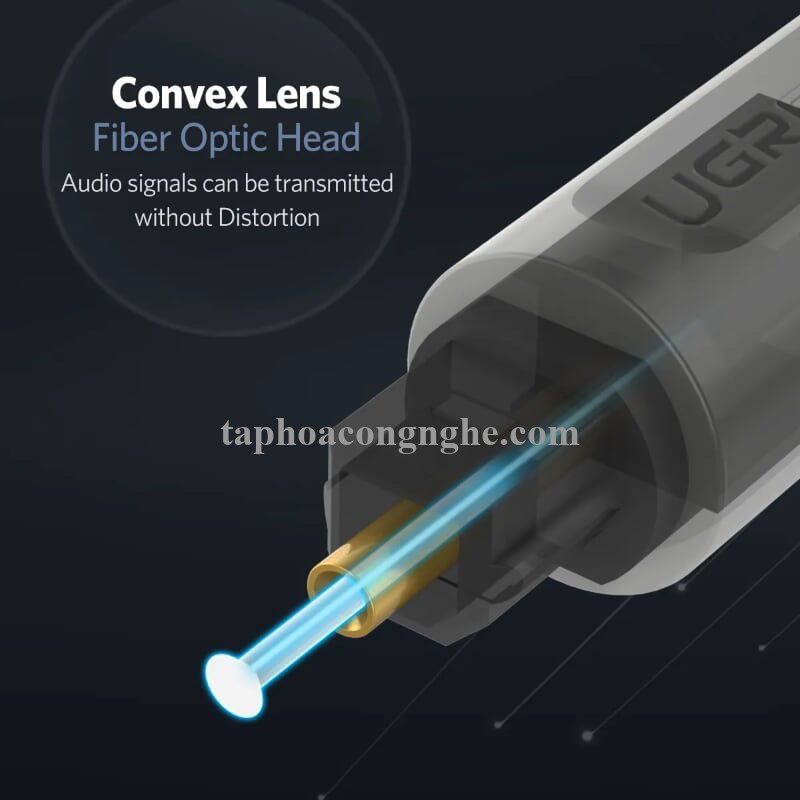 Ugreen 10771 3M màu Xám Dây cáp quang âm thanh 2 đầu dương AV122 30010771